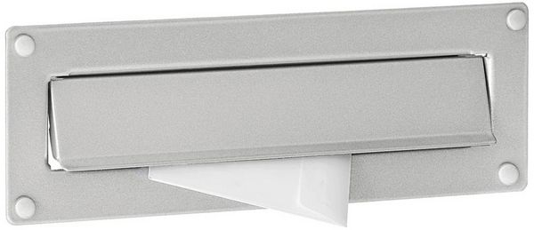 Produktbild: Burg W&auml;chter 32480 PORTA 796 SI Einwurfblende Aluminium, Stahlblech Silber