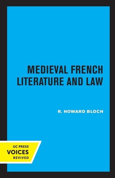 Produktbild: Medieval French Literature and Law