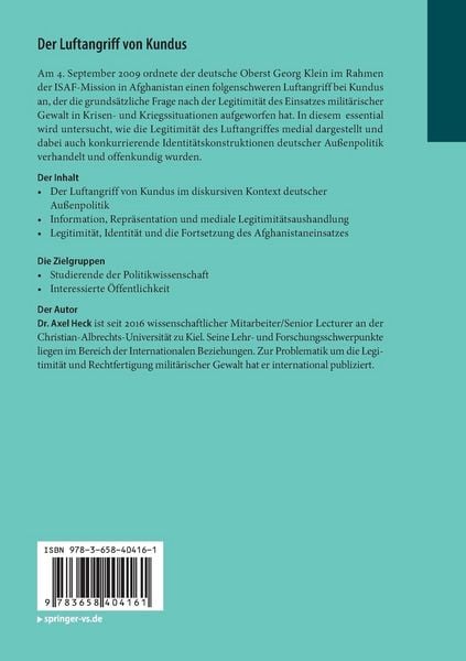 Produktbild: Der Luftangriff von Kundus