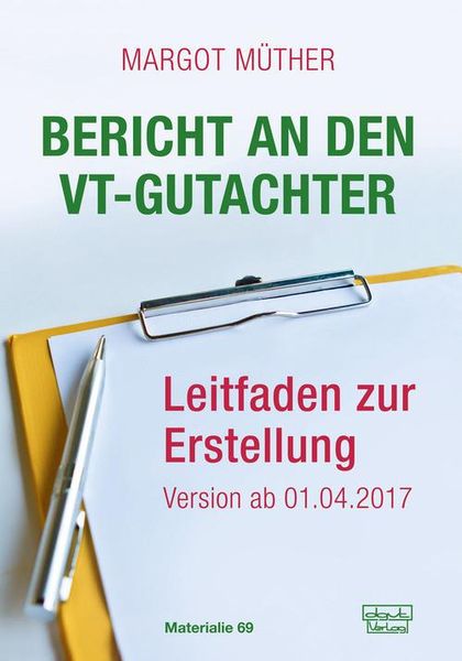 Produktbild: Bericht an den VT-Gutachter