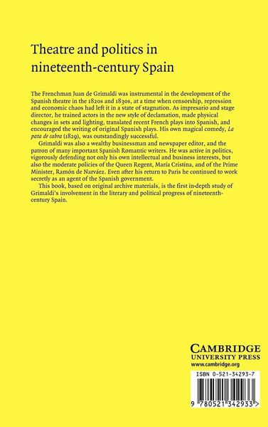 Produktbild: Theatre and Politics in Nineteenth-Century Spain