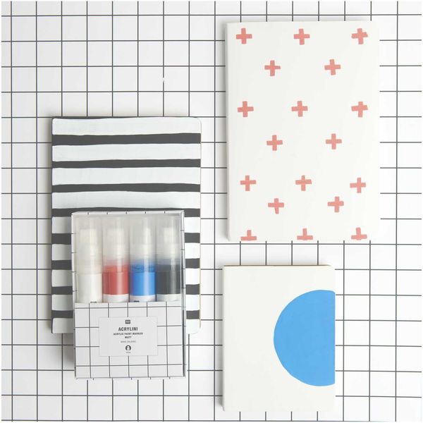 Produktbild: Acrylini Marker XL Set Basic, 4 Farben