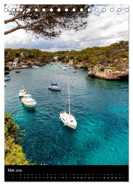 Produktbild: Mallorca - Sehnsucht nach der Insel (Tischkalender 2026 DIN A5 hoch), CALVENDO Monatskalender