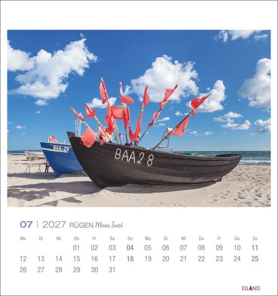 Produktbild: R&uuml;gen Postkartenkalender 2027 - Meine Insel
