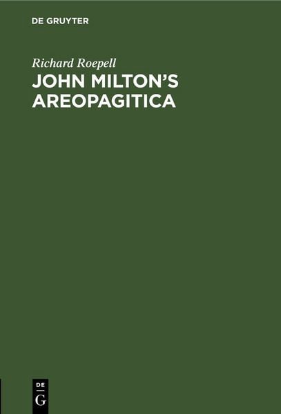 Produktbild: John Milton&rsquo;s Areopagitica