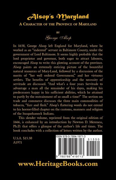 Produktbild: Alsop's Maryland