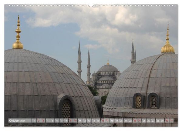 Produktbild: Moscheen in Istanbul. Rund um die Hagia Sophia (Wandkalender 2027 DIN A2 quer), CALVENDO Monatskalender