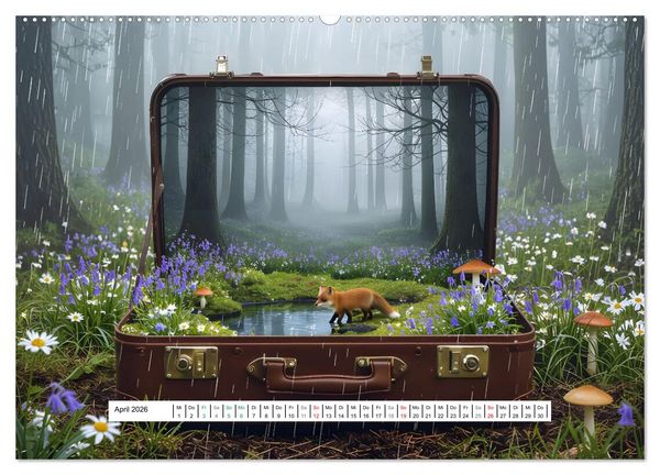 Produktbild: Leben in einer Box (hochwertiger Premium Wandkalender 2026 DIN A2 quer), Kunstdruck in Hochglanz