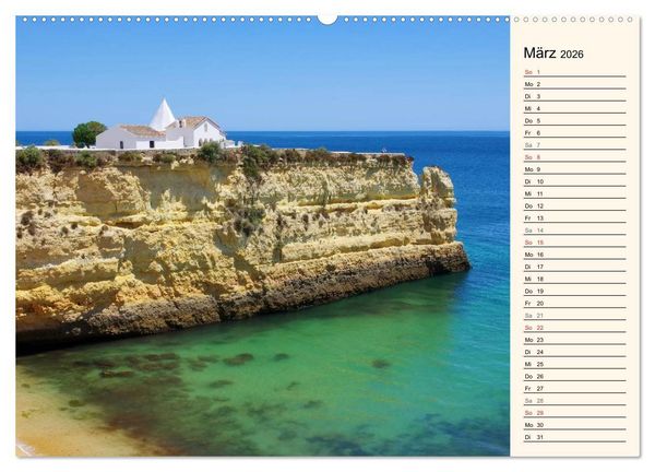 Produktbild: Portugal (hochwertiger Premium Wandkalender 2026 DIN A2 quer), Kunstdruck in Hochglanz