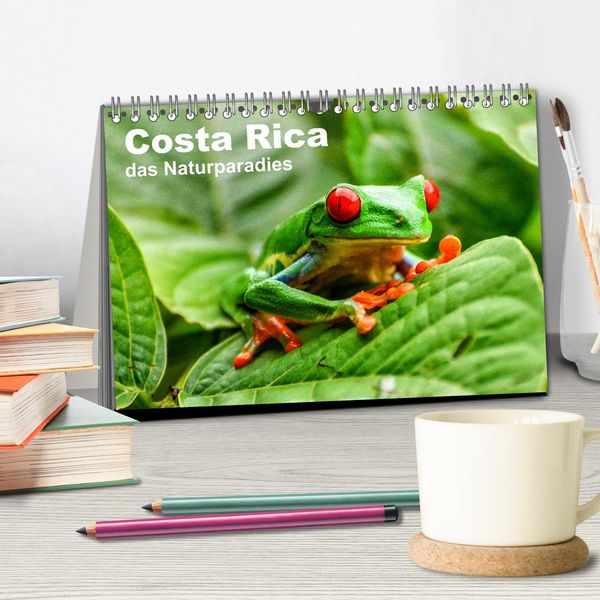 Produktbild: Costa Rica - das Naturparadies (Tischkalender 2026 DIN A5 quer), CALVENDO Monatskalender