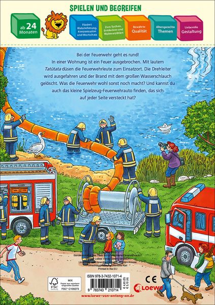 Produktbild: Wo ist das kleine Feuerwehrauto?