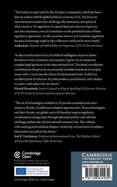Produktbild: Artificial Intelligence and International Economic Law