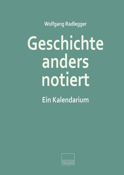 Produktbild: Geschichte anders notiert