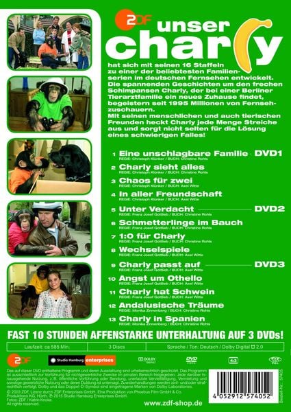 Produktbild: Unser Charly - Staffel 8 [3 DVDs]