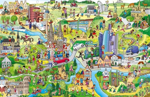 Produktbild: Deutschland Wimmelbuch