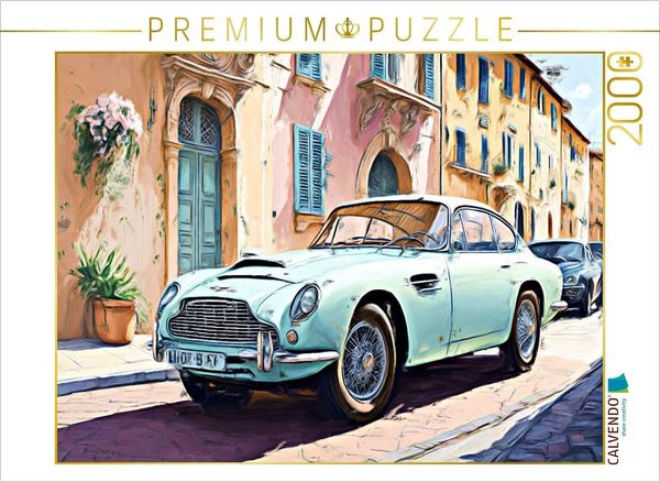 CALVENDO Puzzle Aston Martin DB | 2000 Teile Lege-Größe 90x67cm Foto-Puzzle für glückliche Stunden