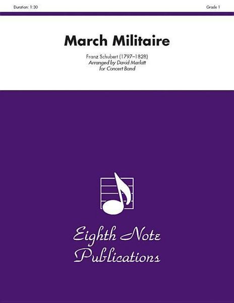 Produktbild: Schubert, F: March Militaire