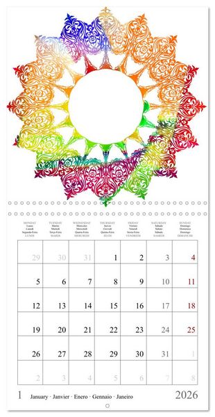Produktbild: Your personalised yoga planner (Wall Calendar 2026 12 &times; 12 Inch) CALVENDO 12 Month Wall Calendar
