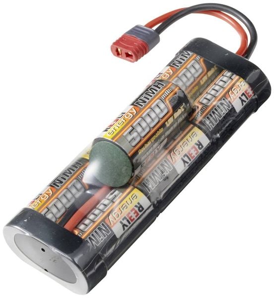 Reely Modellbau-Akkupack (NiMh) 8.4V 5000 mAh Zellen-Zahl: 7 Sub-C Hump T-Stecksystem