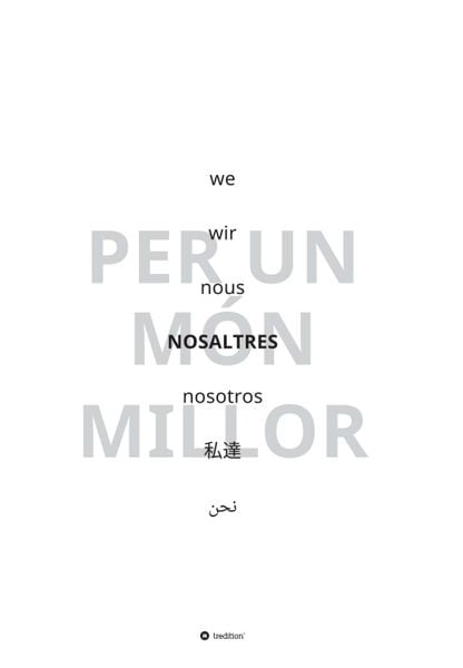 Produktbild: NOSALTRES - per un m&oacute;n millor