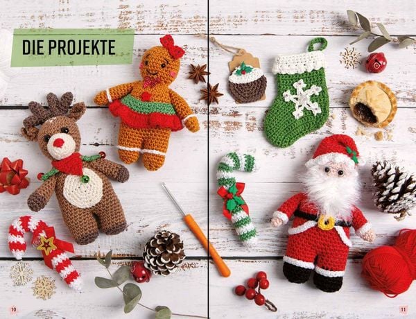 Produktbild: Niedliche H&auml;kel-Ideen f&uuml;r Weihnachten