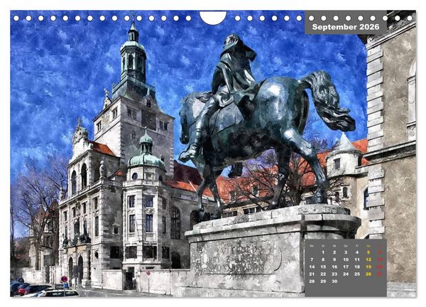Produktbild: Heimatliches Bayern in Aquarell (Wandkalender 2026 DIN A4 quer), CALVENDO Monatskalender