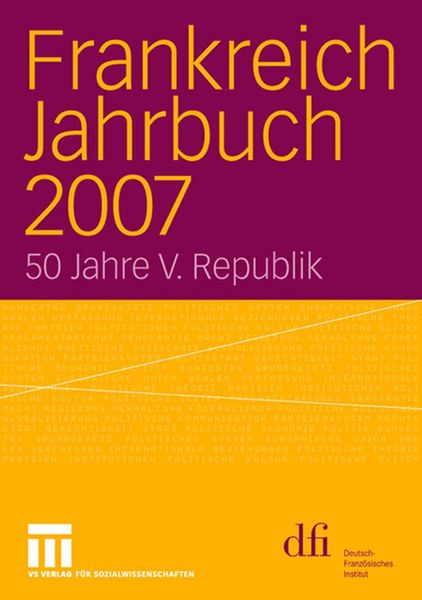 Produktbild: Frankreich Jahrbuch 2007