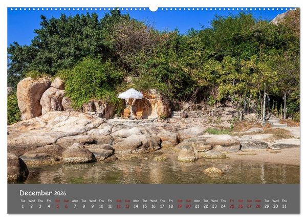 Produktbild: Vietnam`s most beautiful beaches (Wall Calendar 2026 DIN A2 landscape), CALVENDO 12 Month Wall Calendar