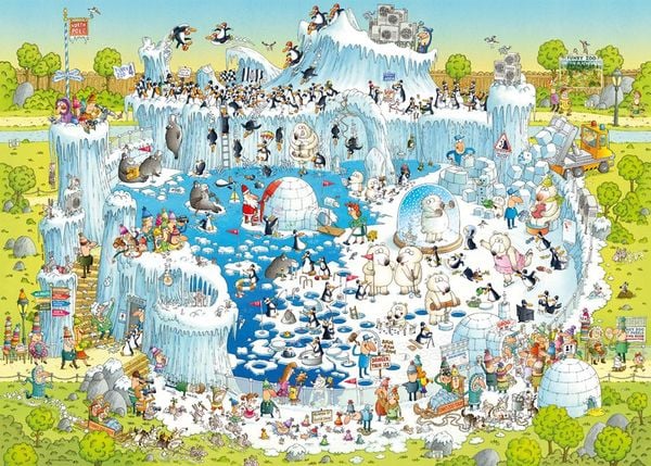 Heye - Standardpuzzle 1000 Teile - Degano Zoo Polar Habitat