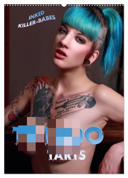 Produktbild: TATTOO TARTS - Inked Killer Babes (Wandkalender 2026 DIN A2 hoch), CALVENDO Monatskalender