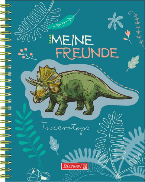 Produktbild: Brunnen Freundebuch Dinosaurier