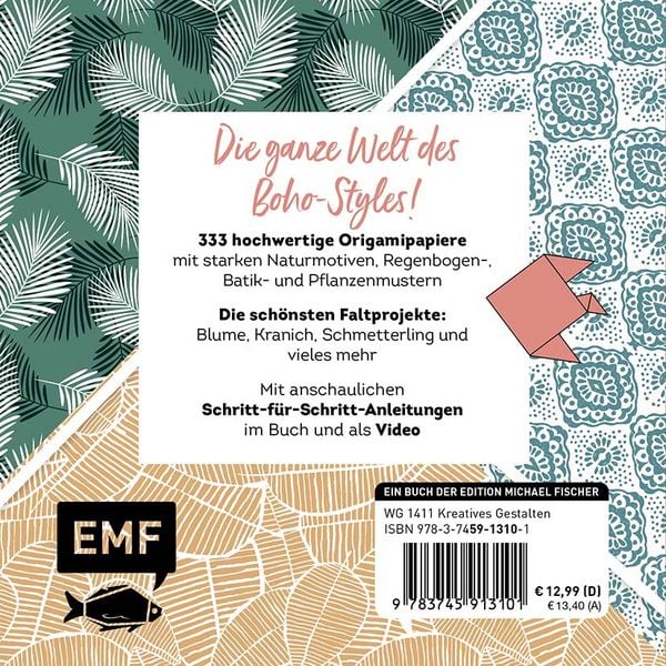 Produktbild: 333 Origami &ndash; Boho Nature-Style