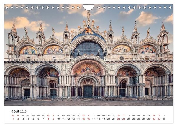 Produktbild: Les merveilles de Venise (Calendrier mural 2026 DIN A4 vertical), CALVENDO calendrier mensuel
