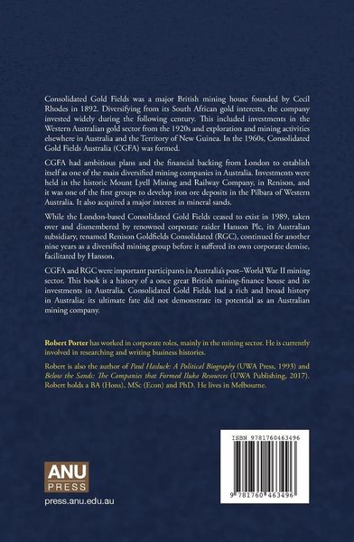 Produktbild: Consolidated Gold Fields in Australia