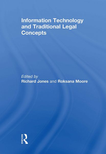 Produktbild: Information Technology and Traditional Legal Concepts