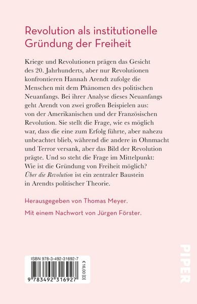 Produktbild: &Uuml;ber die Revolution