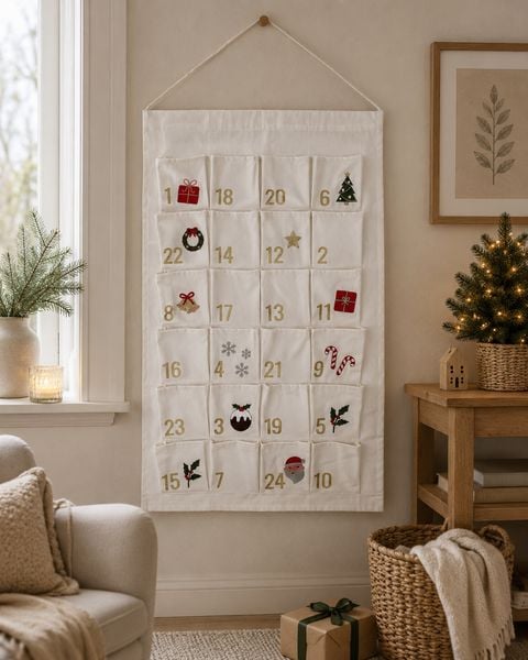 Produktbild: Adventskalender mit Stickerei