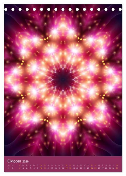 Produktbild: Lichtvolle Mandalas (Tischkalender 2026 DIN A5 hoch), CALVENDO Monatskalender
