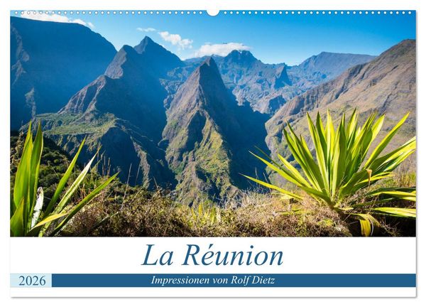 Produktbild: La R&eacute;union - Impressionen von Rolf Dietz (Wandkalender 2026 DIN A2 quer), CALVENDO Monatskalender