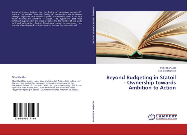 Produktbild: Beyond Budgeting in Statoil - Ownership towards Ambition to Action