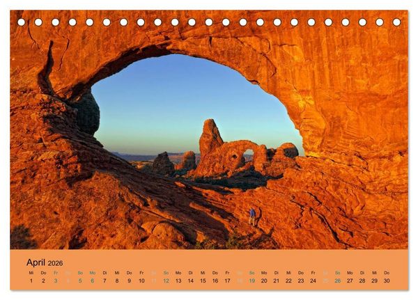 Produktbild: What a wonderful world (Tischkalender 2026 DIN A5 quer), CALVENDO Monatskalender
