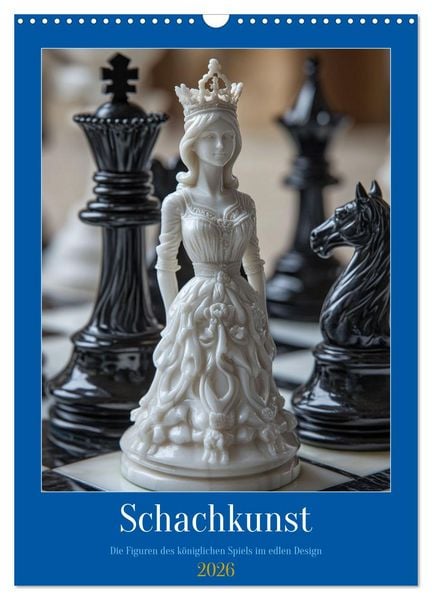 Produktbild: Schachkunst (Wandkalender 2026 DIN A3 hoch), CALVENDO Monatskalender
