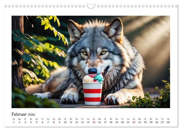 Produktbild: Mahlzeit... Wie wir Sie selten sehen! (Wandkalender 2026 DIN A3 quer), CALVENDO Monatskalender