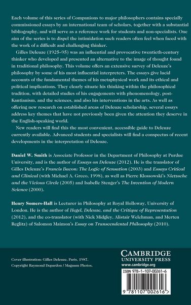 Produktbild: The Cambridge Companion to Deleuze. Edited by Daniel W. Smith, Henry Somers-Hall