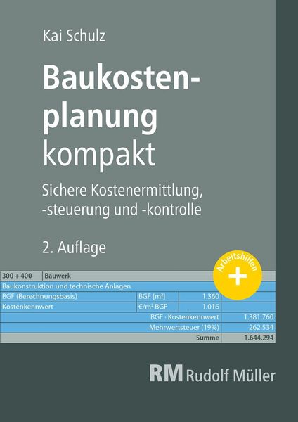 Produktbild: Baukostenplanung kompakt - E-Book (PDF)