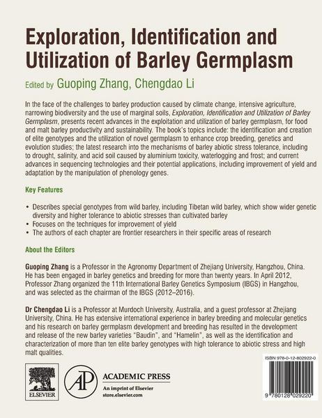 Produktbild: Exploration, Identification and Utilization of Barley Germplasm