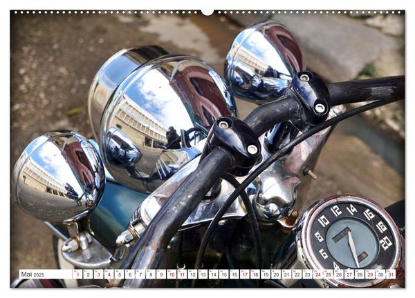 Produktbild: Harley-Davidson - Eine Kultmarke in Kuba (hochwertiger Premium Wandkalender 2025 DIN A2 quer), Kunstdruck in Hochglanz