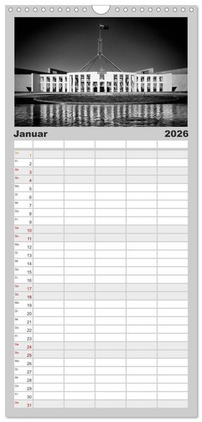 Produktbild: Familienplaner 2026 - AUSTRALIEN Impressionen von Sydney bis Adelaide mit 5 Spalten (Wandkalender, 21 x 45 cm) CALVENDO
