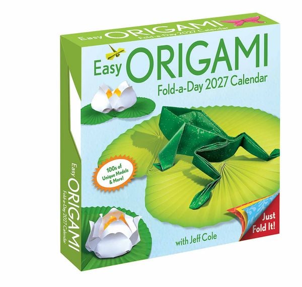 Produktbild: Easy Origami Fold-a-Day &ndash; Origami-Faltvorlage f&uuml;r jeden Tag 2027