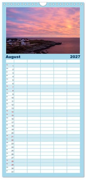 Produktbild: Familienplaner 2027 - Nordnorwegen - Wundervolle Lofoten mit 5 Spalten (Wandkalender, 21 x 45 cm) CALVENDO